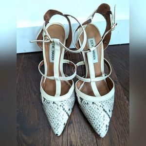 Steve Madden Snake skin pumps